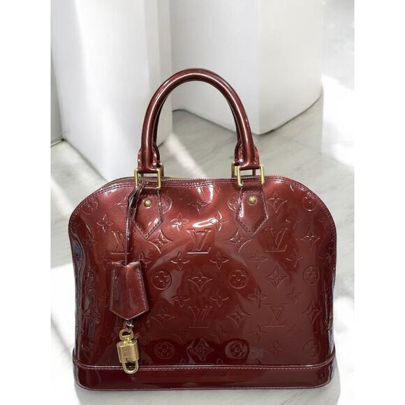 Louis Vuitton Vernis Leather Monogram Alma PM Handbag - Picture 1 of 13